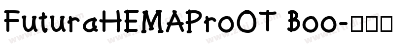 FuturaHEMAProOT Boo字体转换